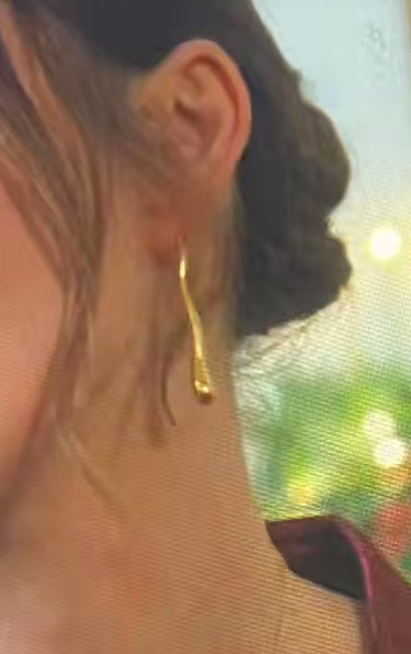 BOUCLES D'OREILLES EN OR COMME BLACK DOVES
