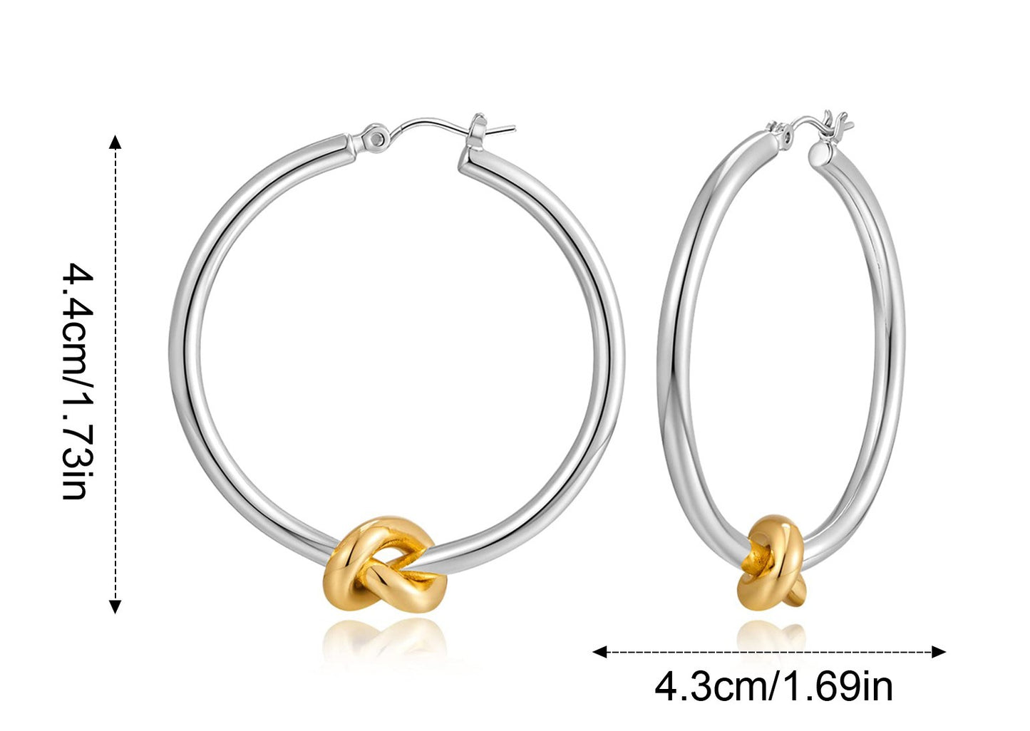 EARRINGS WITH KNOT