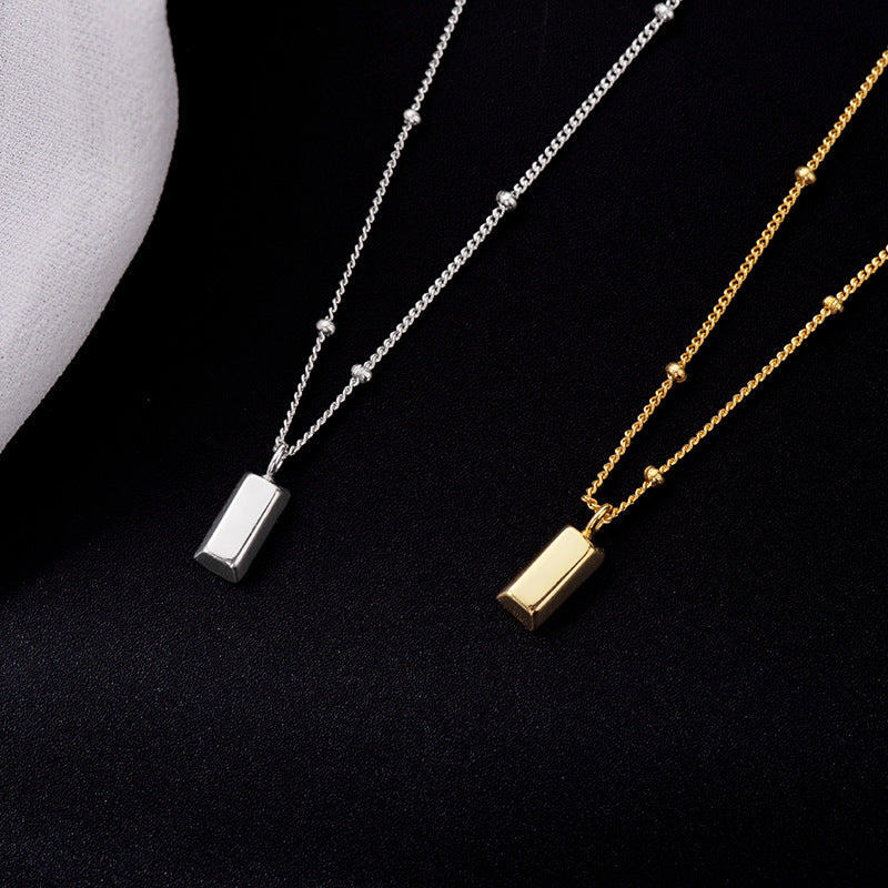 STERLING SILVER NECKLACE BAR