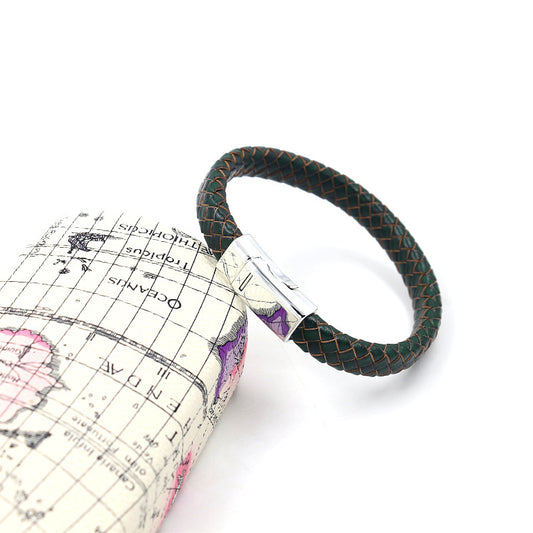 BRACELET TRESSÉ EN CUIR