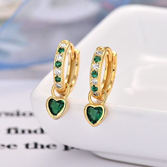 BOUCLES D'OREILLES LOVE EN ARGENT S925