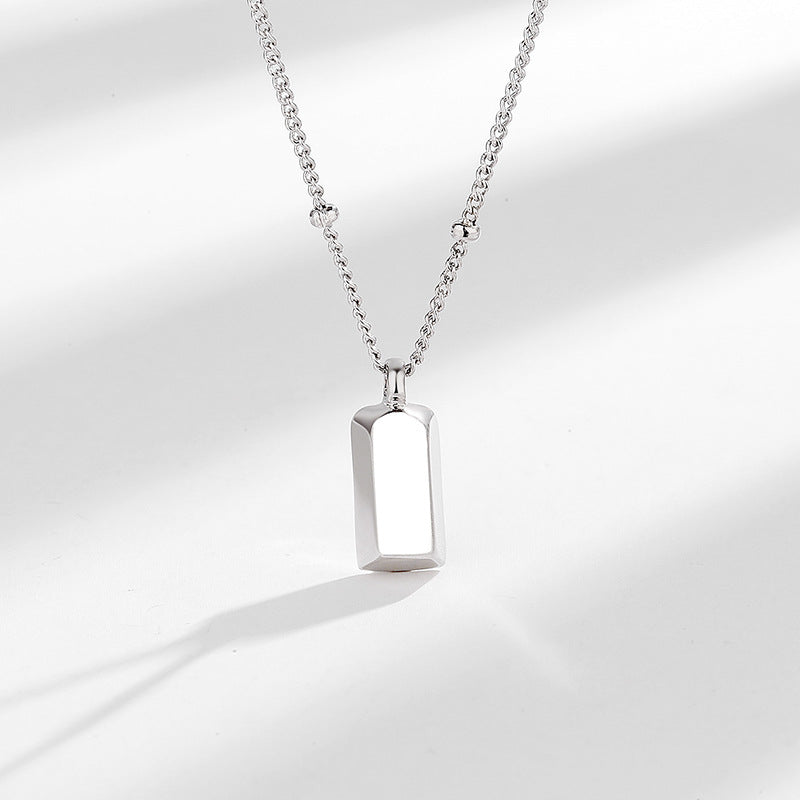 STERLING SILVER NECKLACE BAR