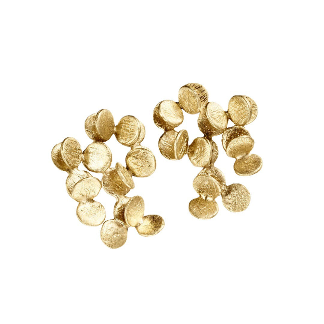 BOUCLES D'OREILLES ARGENT CLAIR AVEC FEUILLES