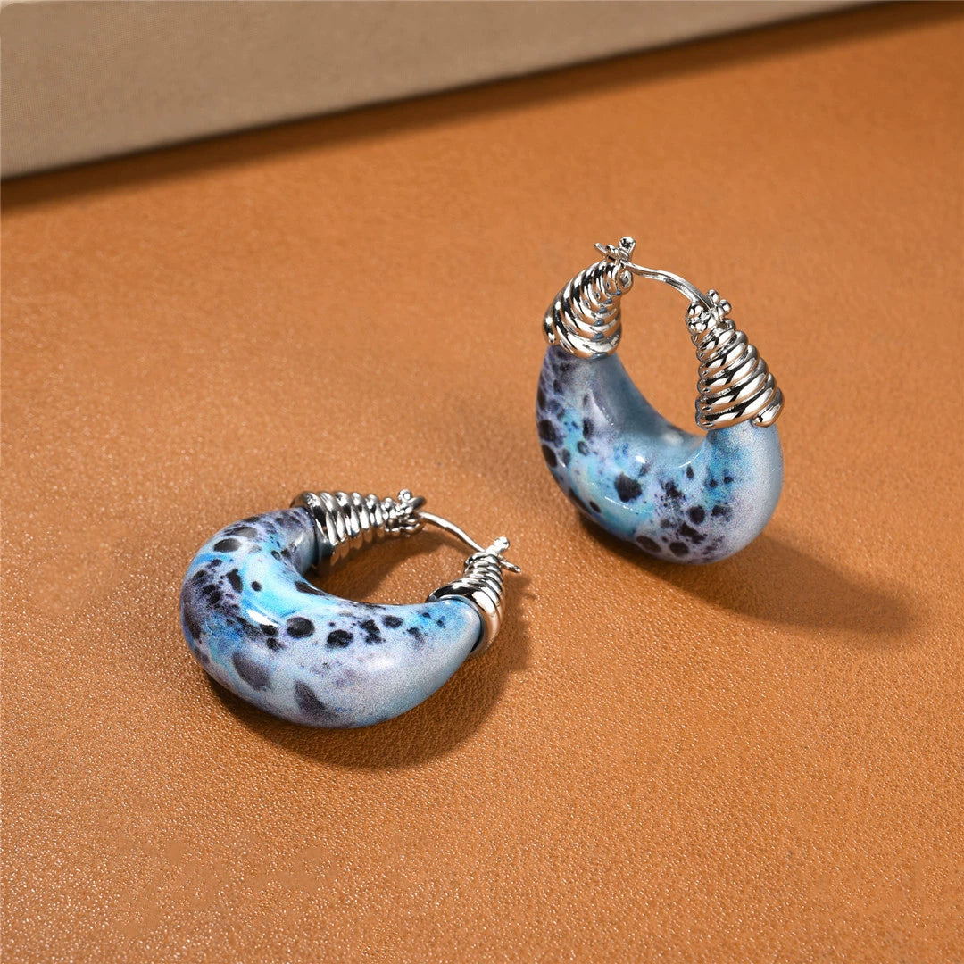 BOUCLES D'OREILLES EN RÉSINE