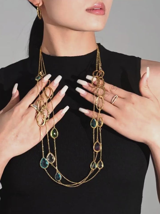 COMBINATION NECKLACES IN STEEL