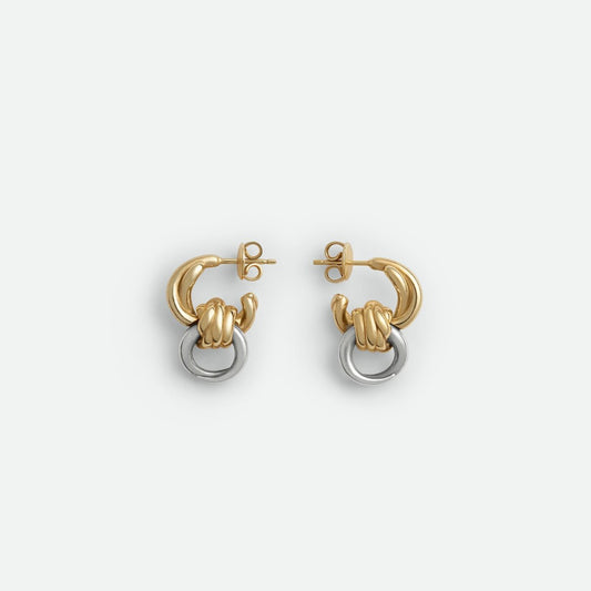 GOLD AND SILVER EARRINGS