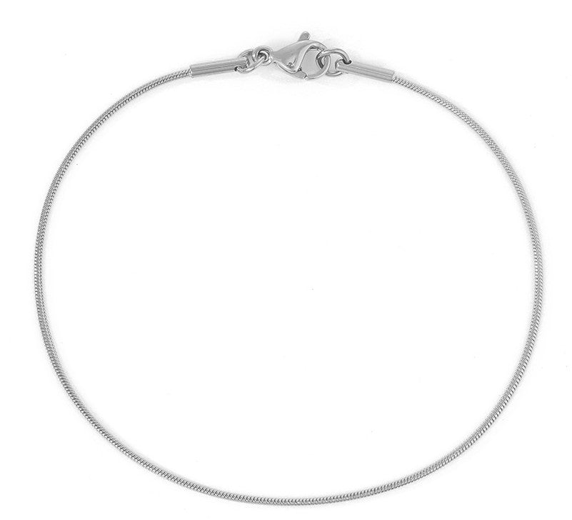SNAKE CHAIN BRACELET IN STAINLESS STEEL