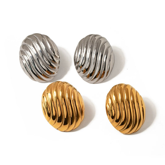 BOUCLES D'OREILLES À RAYURES
